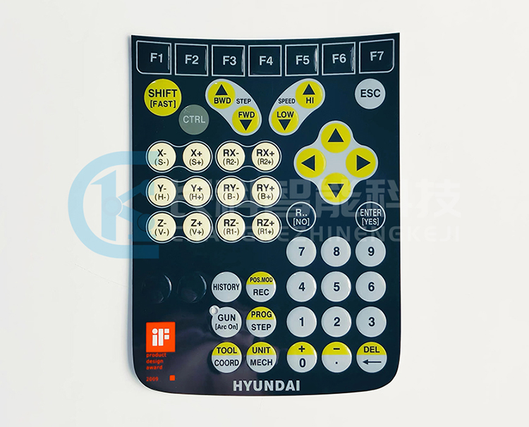 現代示教器TP510按鍵膜 現代示教器TP510按鍵膜