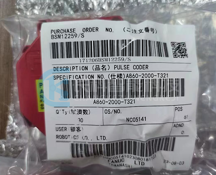 發那科伺服電機編碼器A860-2000-T321 αiA1000 發那科伺服電機編碼器A860-2000-T321 αiA1000