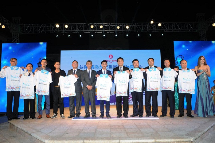 六睦集團(tuán)與世界休閑體育大會(huì)共同推出的休閑家居服紀(jì)念款